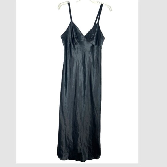 NATORI LADIES SLIP DRESS XS NIGHTGOWN SATIN CREAM VTG MAXI BABYDOLL Long - Picture 1 of 10